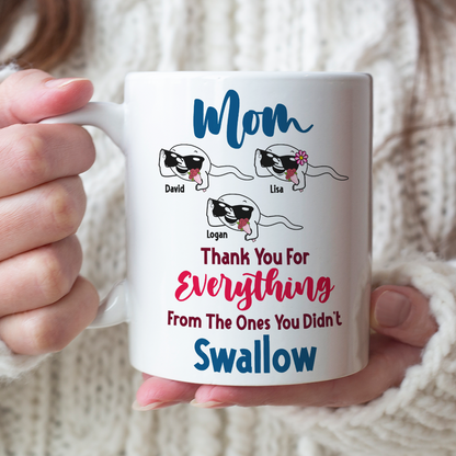 Mom Thank You For Everything Personalized Mug, Gift For Mother