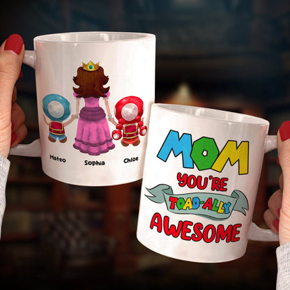 Personalized Gifts For Mom Coffee Mug Mom You're Toadally Awesome 06QHDT270124