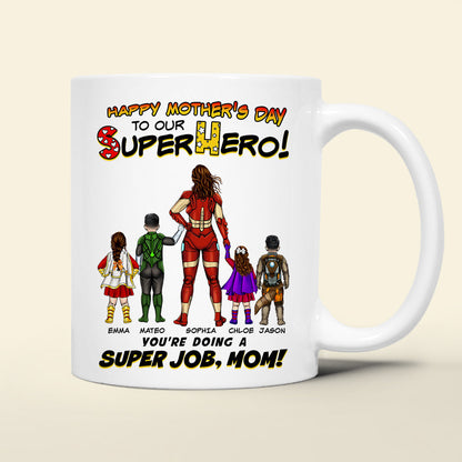 Personalized Gifts For Mom Coffee Mug You're Doing A Super Job Mom 07ACDT190324PA