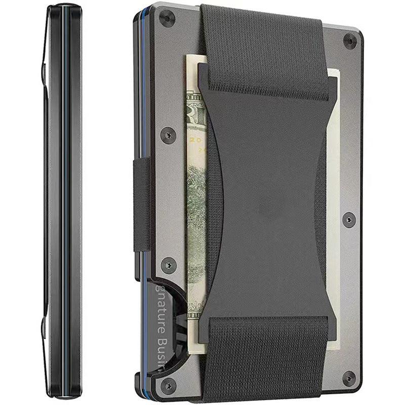 Carbon Fiber Wallet - Rfid Blocking Metal Card Holder