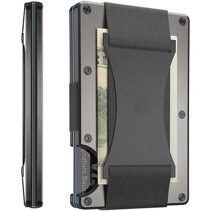 Carbon Fiber Wallet - Rfid Blocking Metal Card Holder
