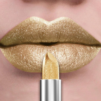 Kafurux Lipstick - Metallic Finish Long-Lasting Lip Color