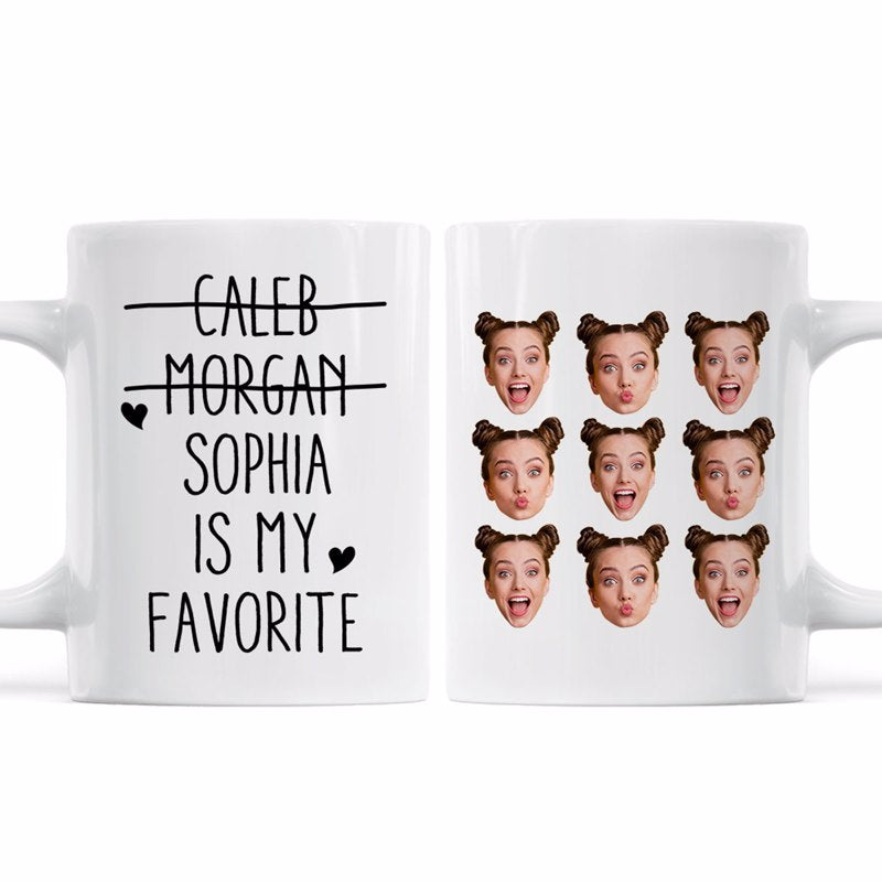My Favorite Funny Custom Face Personalized Mug