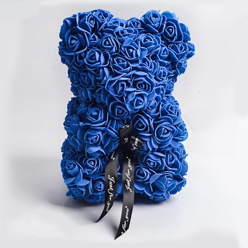 Valentine Foam Forever Rose Teddy Bear