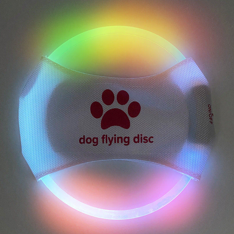 Glowing Led Flying Dog Disc