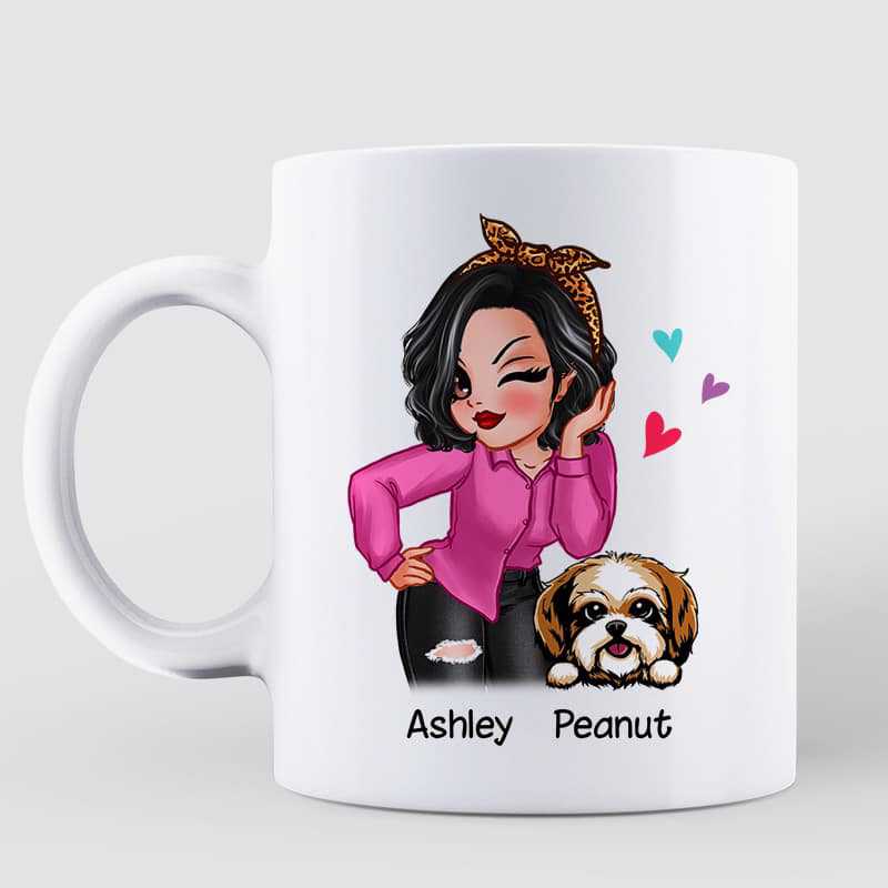 Don't Like Dogs Won't Like Me Personalized Mug