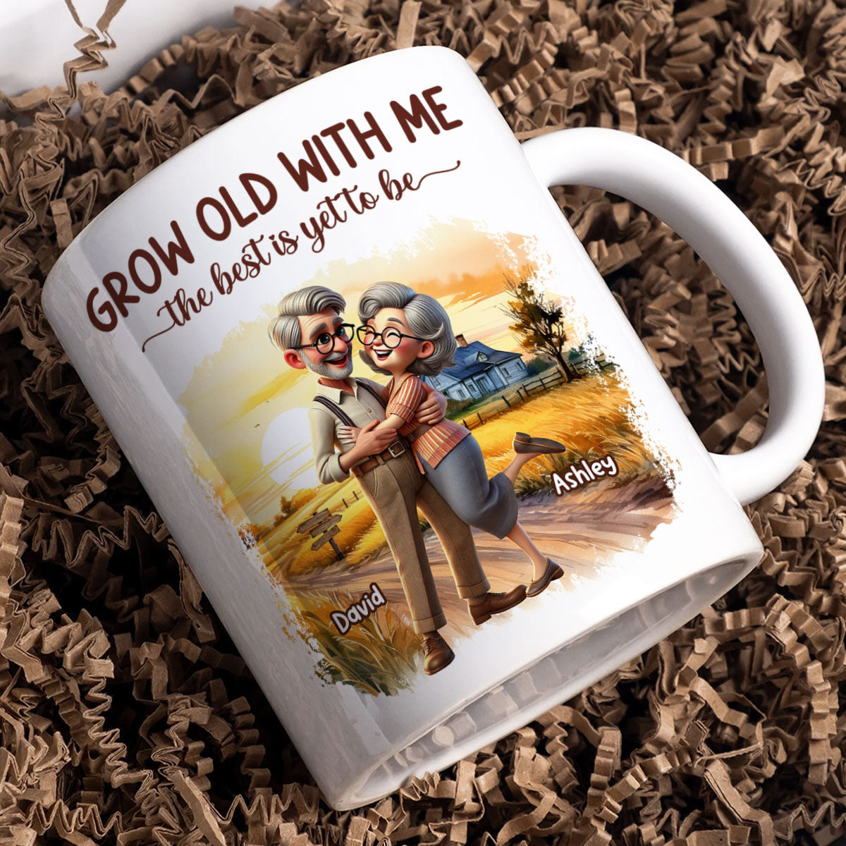 I Had You And You Had Me Happy Old Couple Personalized Mug, Anniversary For Him, For Her, Husband, Wife