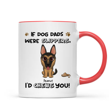 I'd Chews You Funny Gift For Dog Lover Cute Watercolor Dogs Personalized Mug