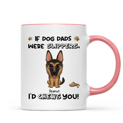 I'd Chews You Funny Gift For Dog Lover Cute Watercolor Dogs Personalized Mug
