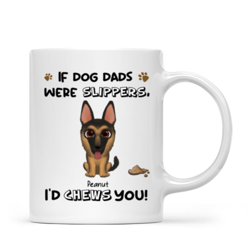 I'd Chews You Funny Gift For Dog Lover Cute Watercolor Dogs Personalized Mug