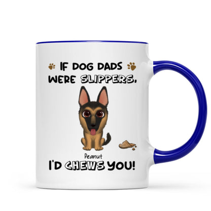 I'd Chews You Funny Gift For Dog Lover Cute Watercolor Dogs Personalized Mug