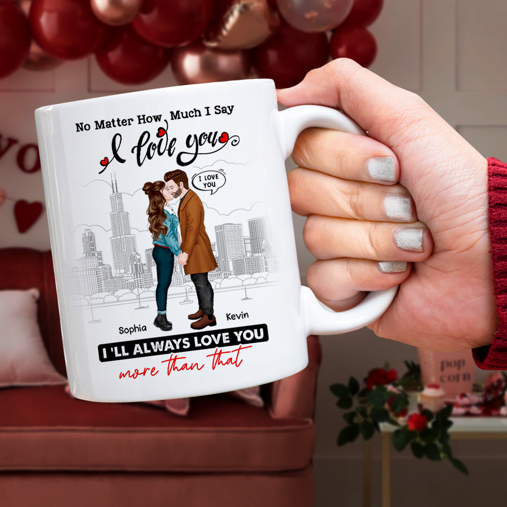 Personalized Gifts For Couple Coffee Mug I Say I Love You