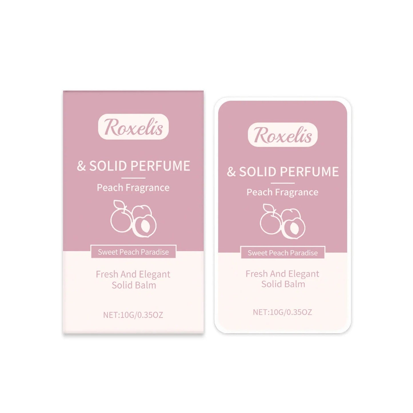 Long-Lasting Solid Perfume - Refreshing Peach Scent For On-The-Go Freshness