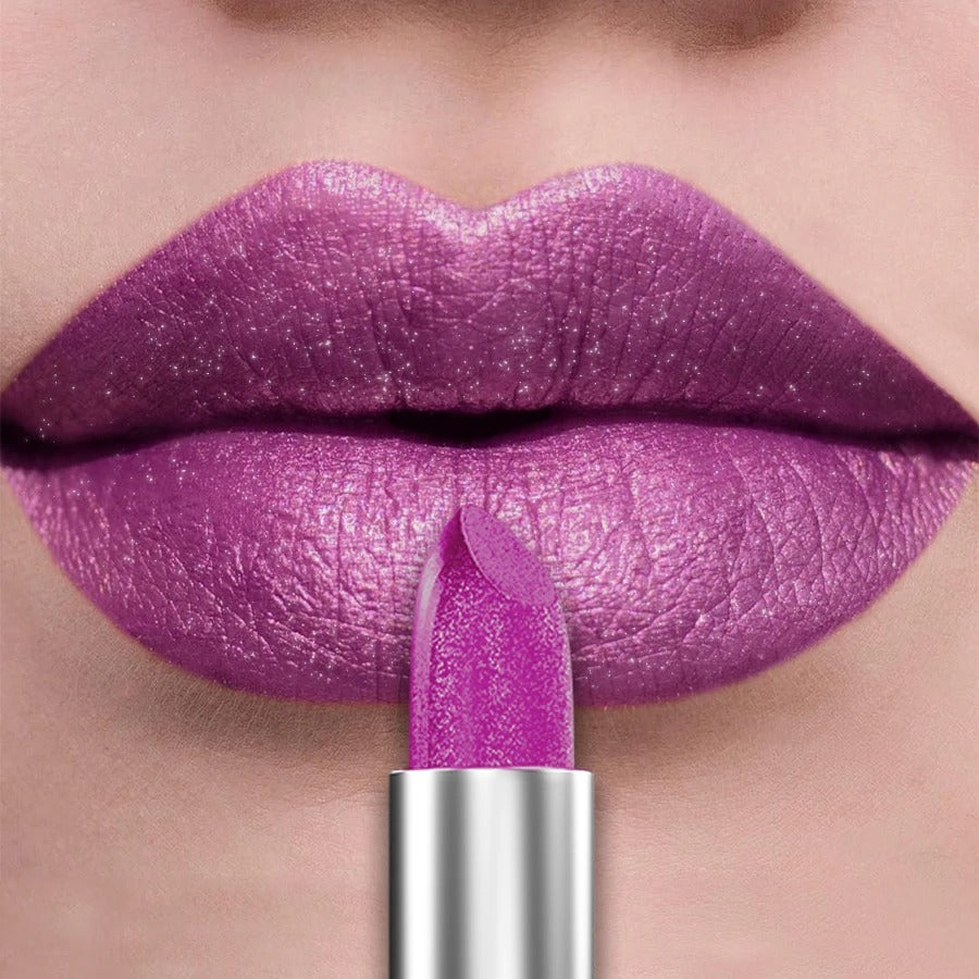Kafurux Lipstick - Metallic Finish Long-Lasting Lip Color