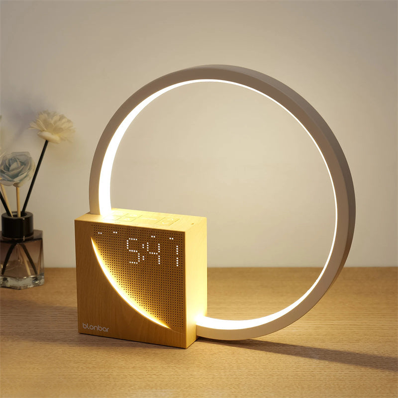 Bedside Lamp With Natural Sounds And Alarm Clock