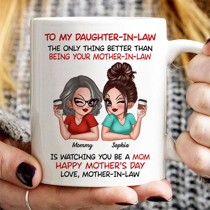 To My Daughter-In-Law Happy Mother's Day Personalized Mug