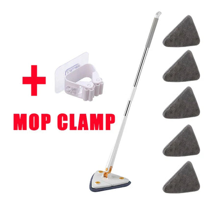 Multifunctional Triangle Self-Draining Lazy Mop