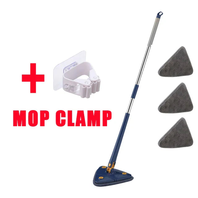 Multifunctional Triangle Self-Draining Lazy Mop