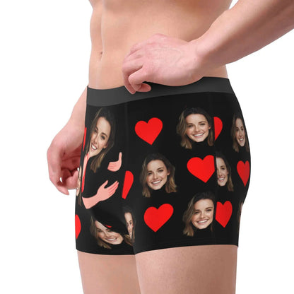 Custom Face Photo Boxer Briefs for Men