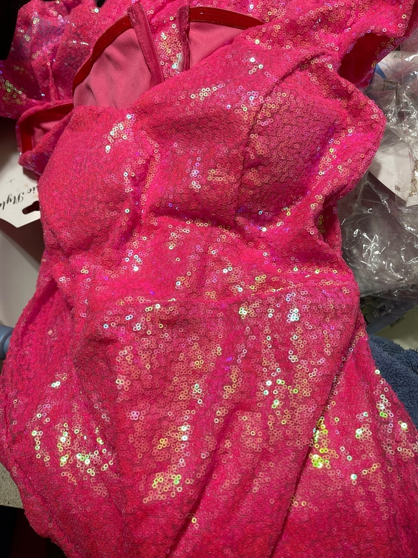 Candy Sequin Off The Shoulder Floor-Length Dresses