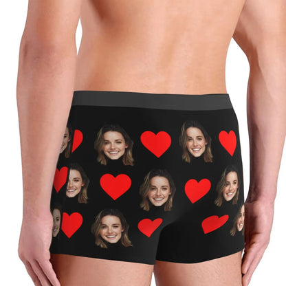 Custom Face Photo Boxer Briefs for Men