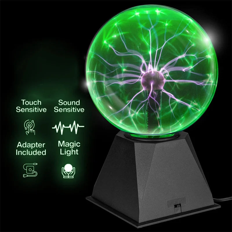 8 Inch Magic Plasma Ball Lamp