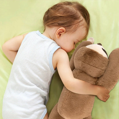 Weighted Sloth Plush Pillow - Soft 20in Cuddly Toy for Kids and Adults