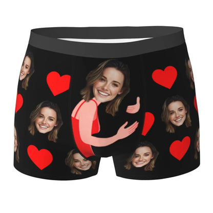 Custom Face Photo Boxer Briefs for Men