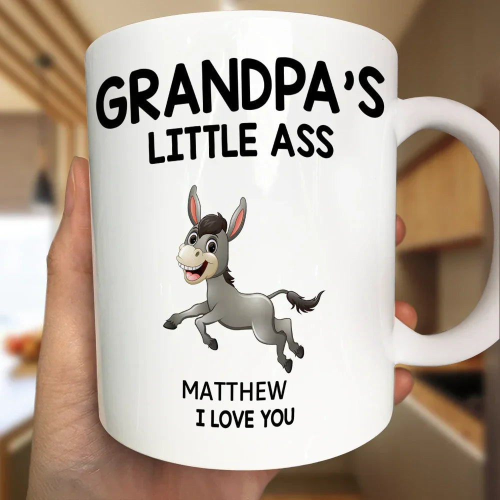 Papa's Little Donkeys - Personalized Mug