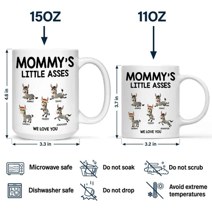 Papa's Little Donkeys - Personalized Mug