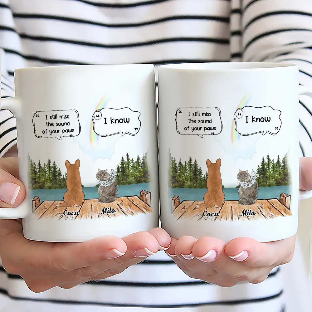 They Still Talk About You Loving Memorial Dog Cat - Personalized Mug