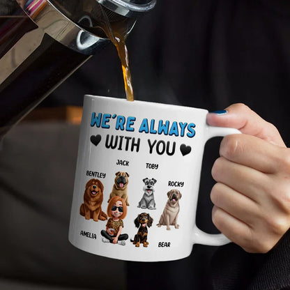 A Bond That Can't Be Broken Dog Mom Dog Dad 3D Effect - Personalized Mug