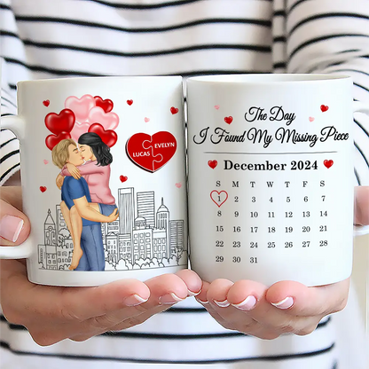 Couple The Day Our Journey Began - Personalized Mug