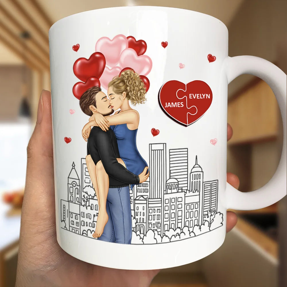 Couple The Day Our Journey Began - Personalized Mug