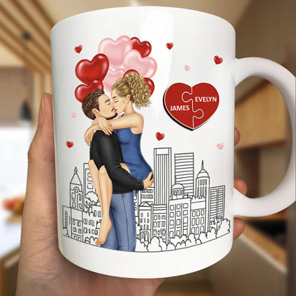 Couple The Day Our Journey Began - Personalized Mug