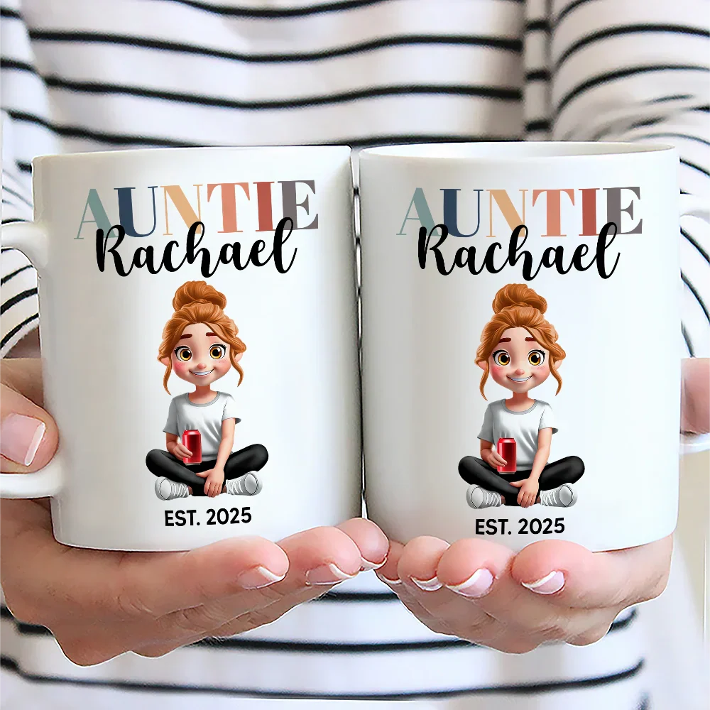 Mom Dad Auntie Uncle Pregnancy Announcement - Personalized Mug