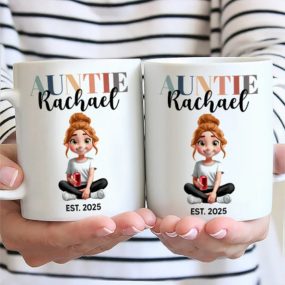 Mom Dad Auntie Uncle Pregnancy Announcement - Personalized Mug