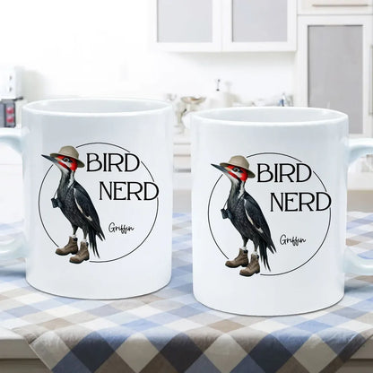 Bird Nerd Funny Bird Lovers' Mug and More Personalized Cup for Bird Watchers