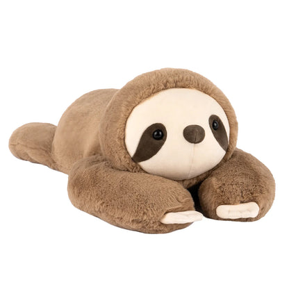 Weighted Sloth Plush Pillow - Soft 20in Cuddly Toy for Kids and Adults