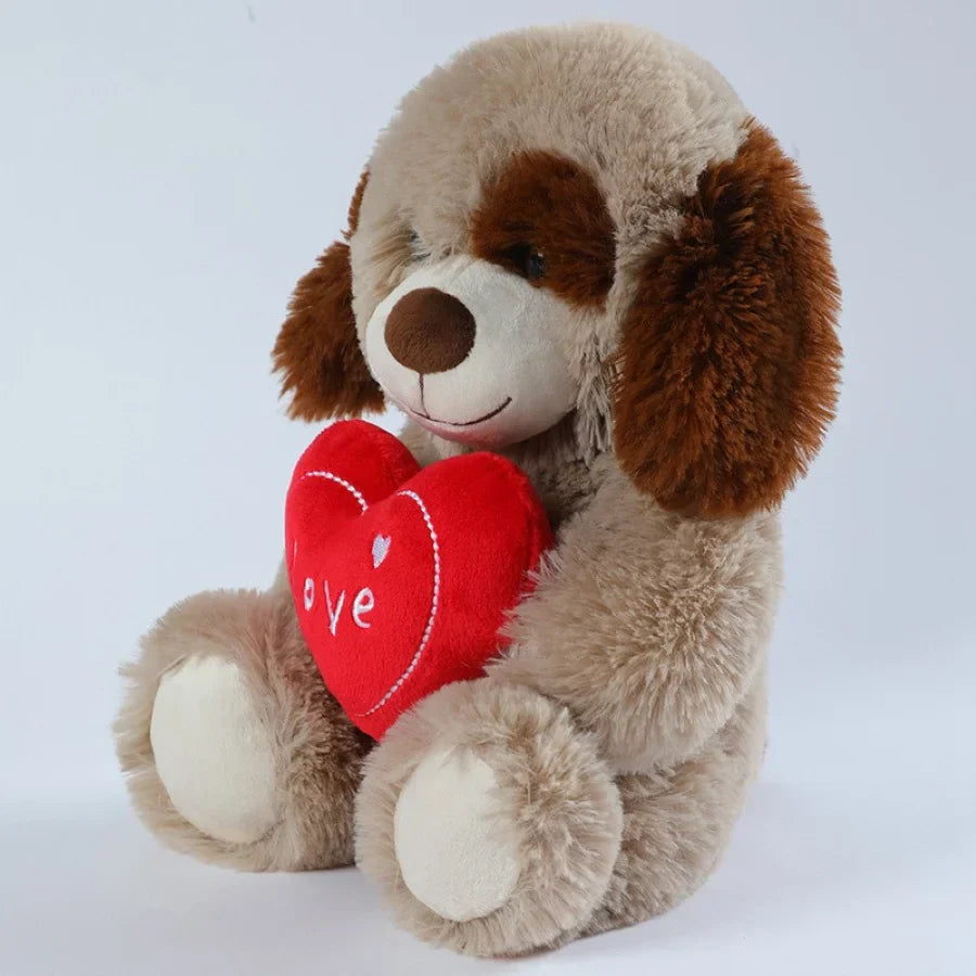Heart Shaped Bear Plush Toy 13.5 Inches