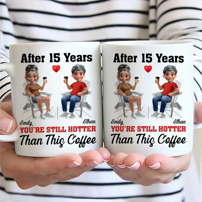 After Years You Still Hot 3D Effect Couple - Personalized Mug
