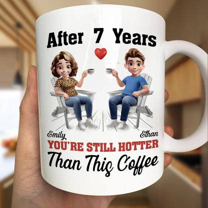 After Years You Still Hot 3D Effect Couple - Personalized Mug