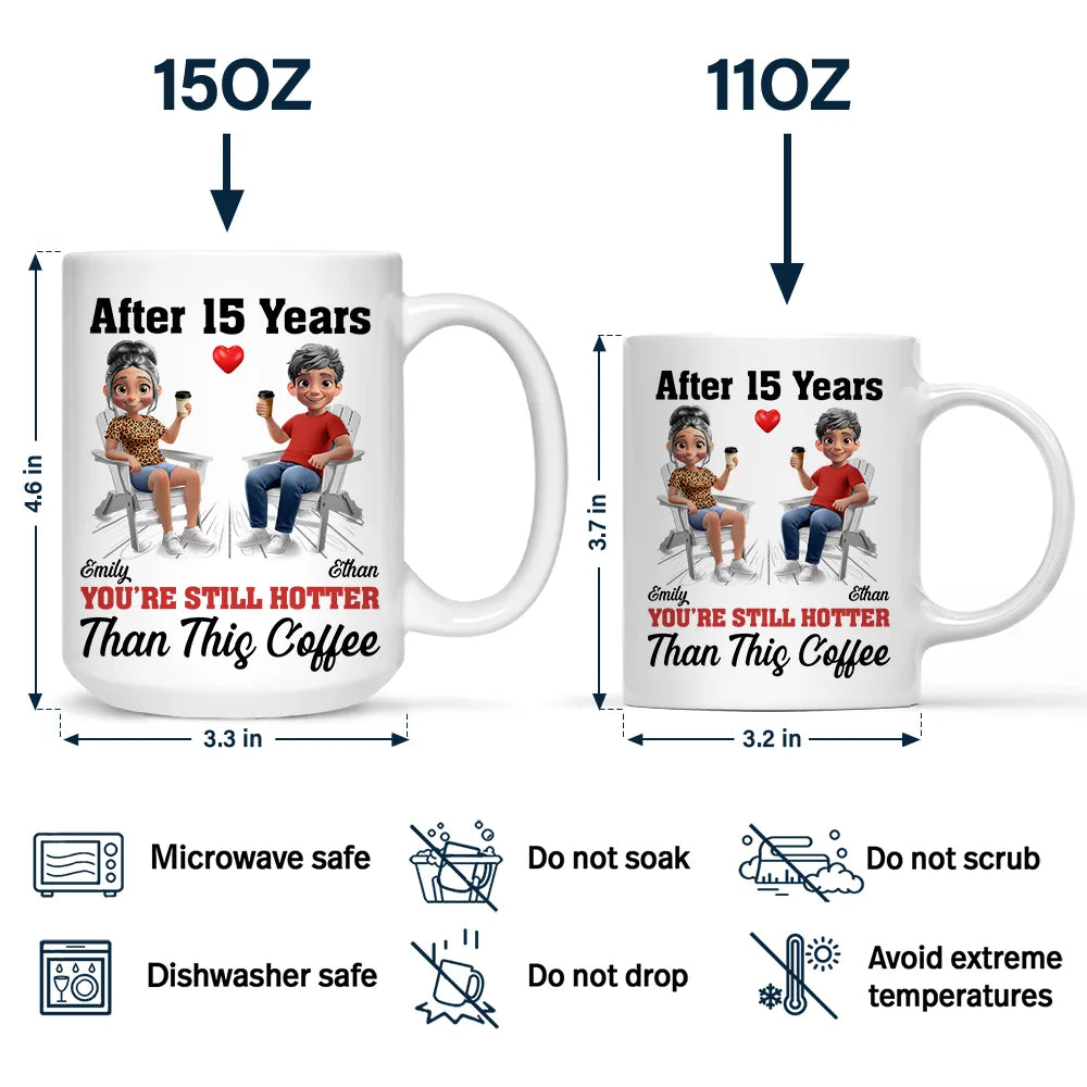 After Years You Still Hot 3D Effect Couple - Personalized Mug