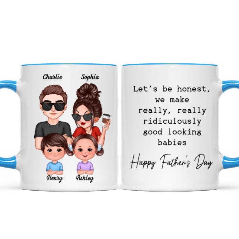 No One Else I'd Rather Raise Kids With Funny Father's Day Gift For Husband Personalized Mug