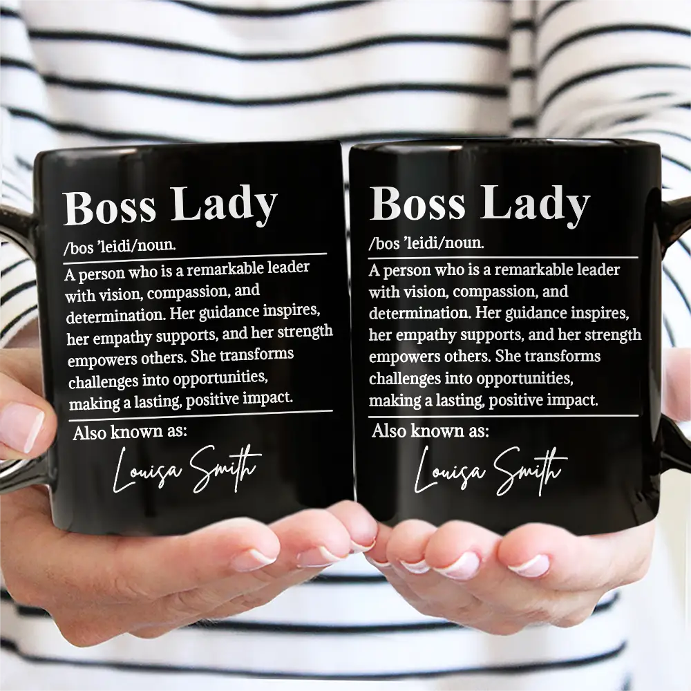 Boss Lady Who Is Remarkable Leader - Personalized Mug