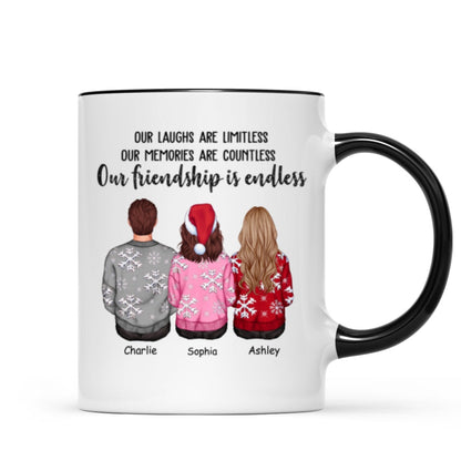 Personalized Best Friends Mug Gift, Personalized Friendship Gift, Soul Sister Christmas Gift for Best Friend, Long Distance Friendship Gift