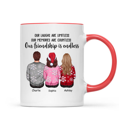 Personalized Best Friends Mug Gift, Personalized Friendship Gift, Soul Sister Christmas Gift for Best Friend, Long Distance Friendship Gift