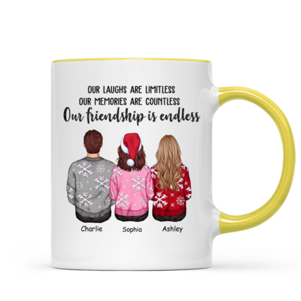 Personalized Best Friends Mug Gift, Personalized Friendship Gift, Soul Sister Christmas Gift for Best Friend, Long Distance Friendship Gift