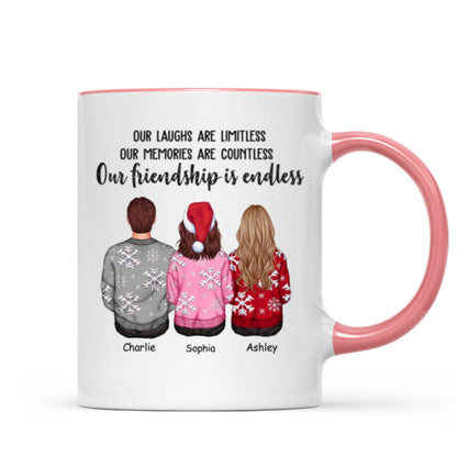 Personalized Best Friends Mug Gift, Personalized Friendship Gift, Soul Sister Christmas Gift for Best Friend, Long Distance Friendship Gift