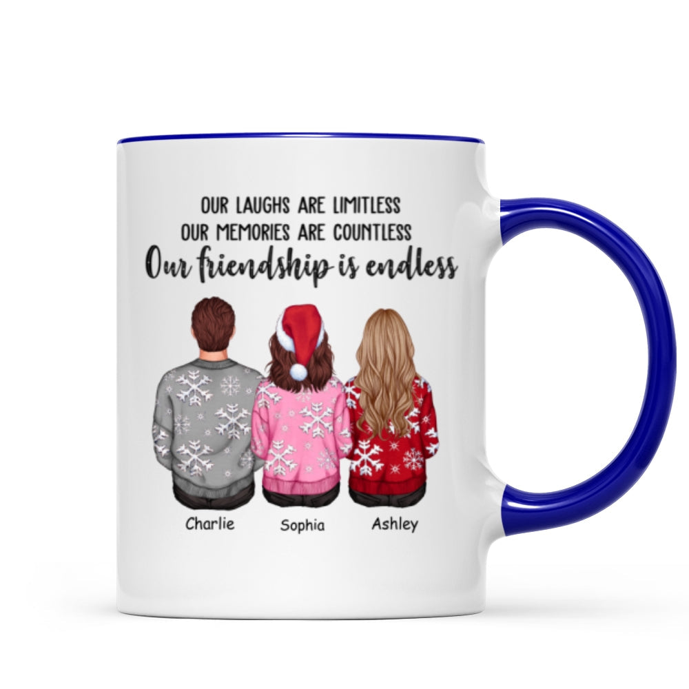 Personalized Best Friends Mug Gift, Personalized Friendship Gift, Soul Sister Christmas Gift for Best Friend, Long Distance Friendship Gift